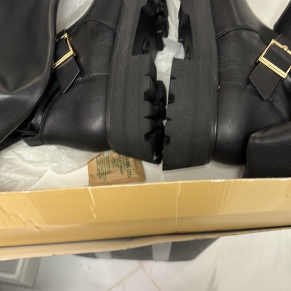 Michael Kors Black Leather Over-the-Knee Boots - NWOT